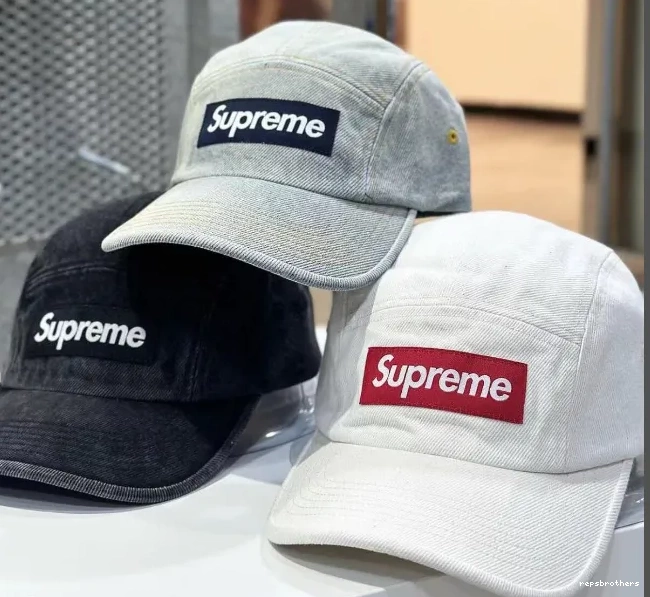 CAP SS23 Water Washed Hat Black Washed Water White CAMP DENIM Tannin Blue Camping 1015